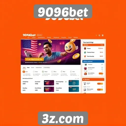 Interface de usuário do 9096bet é intuitiva